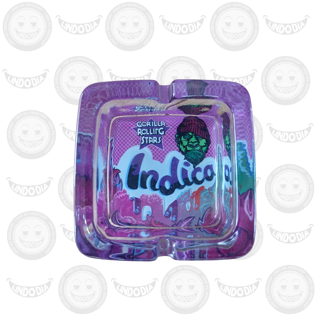 Cenicero de Vidrio Gorilla Rolling Stars