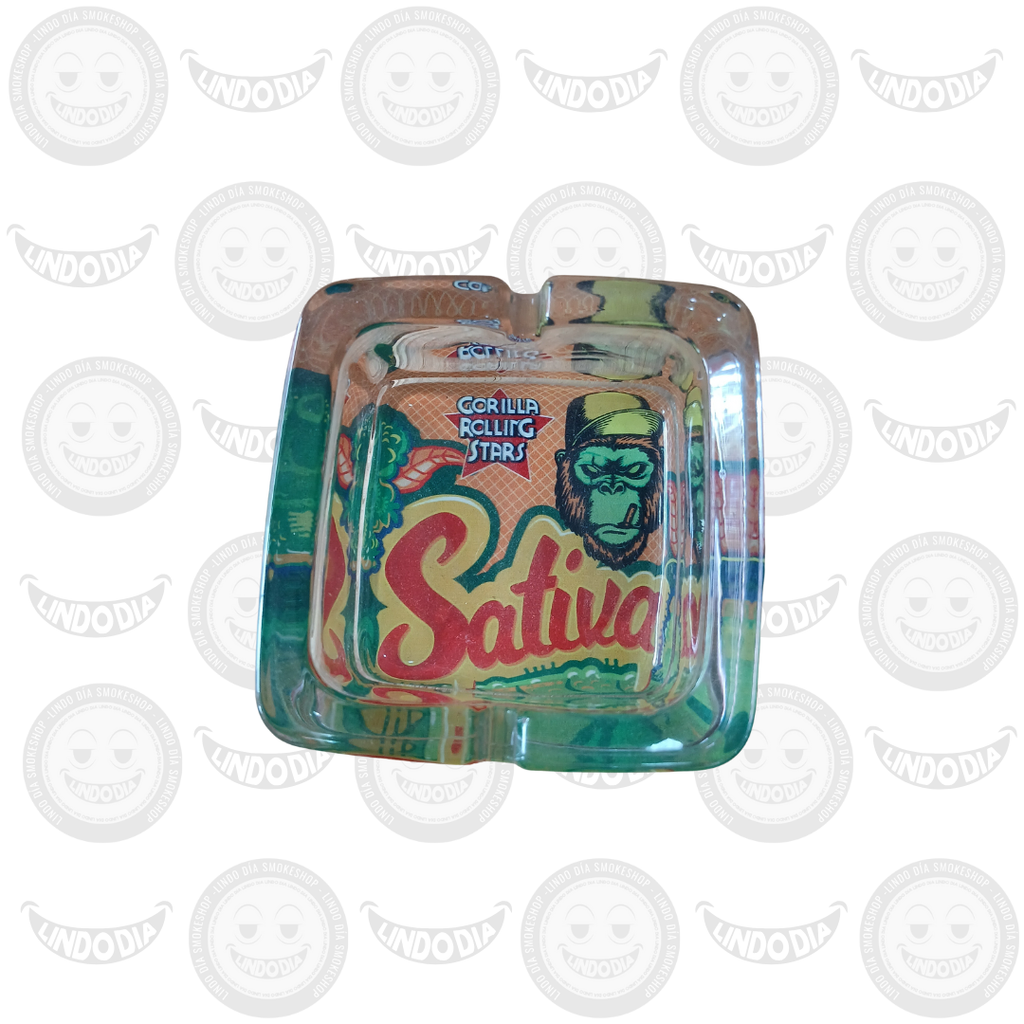 Cenicero de Vidrio Gorilla Rolling Stars